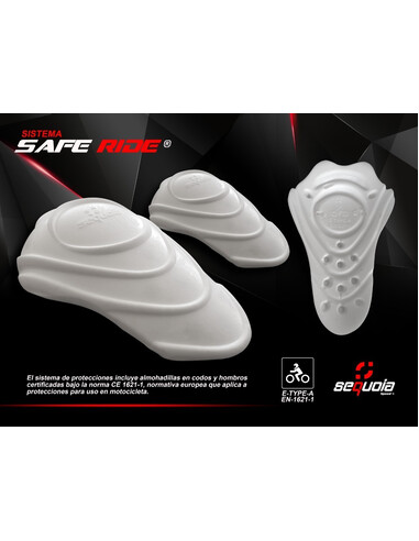 Chaqueta Reflectiva de Moto tipo Cortaviento con Protecciones Motociclista para Damas y Caballeros - 3 - Inicio