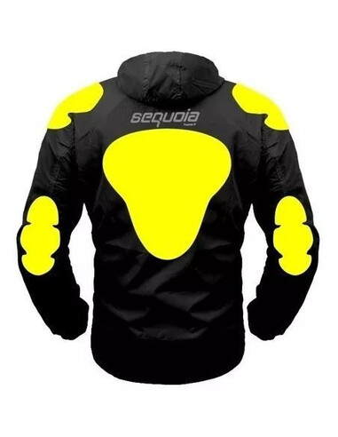 Chaqueta Reflectiva de Moto tipo Cortaviento con Protecciones Motoc...