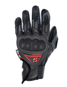 Guantes Caña Media de Cuero Intruder para Moto de Protección - 1 -  2
