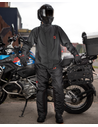 Combo Impermeable + Zapatones Sequoia Suela dura+ forro morral Moto, Motociclismo - 8 - TRAJE IMPERMEABLE para Motociclista de 3