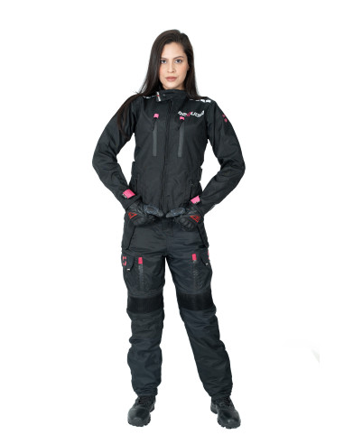 Chaqueta Black Pro Dama - Chaqueta de Protección de Moto para Damas...