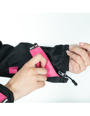 Chaqueta Black Pro Dama - Chaqueta de Protección de Moto para Damas...