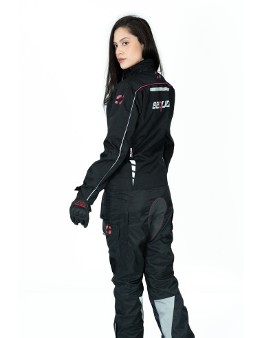 Chaqueta Black Pro Dama - Chaqueta de Protección de Moto para Damas...