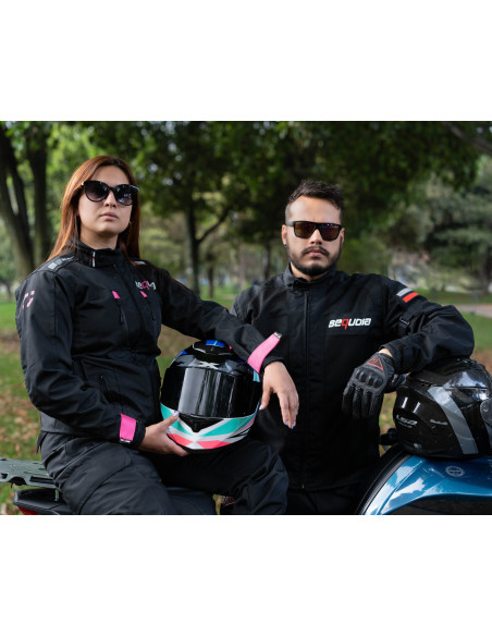 Chaqueta Black Pro Dama - Chaqueta de Protección de Moto para Damas... Chaqueta Black Pro Dama - Chaqueta de Protección de Moto para Damas...