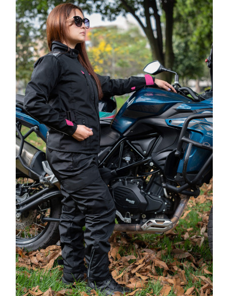 Chaqueta Black Pro Dama - Chaqueta de Protección de Moto para Damas... Chaqueta Black Pro Dama - Chaqueta de Protección de Moto para Damas...