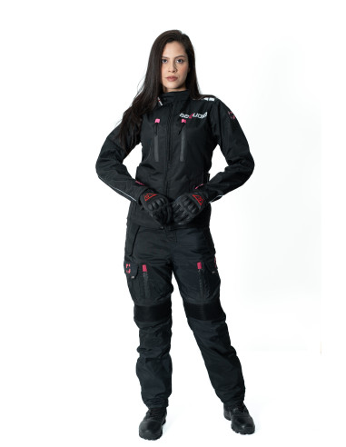 Chaqueta Black Pro Dama - Chaqueta de Protección de Moto para Damas...