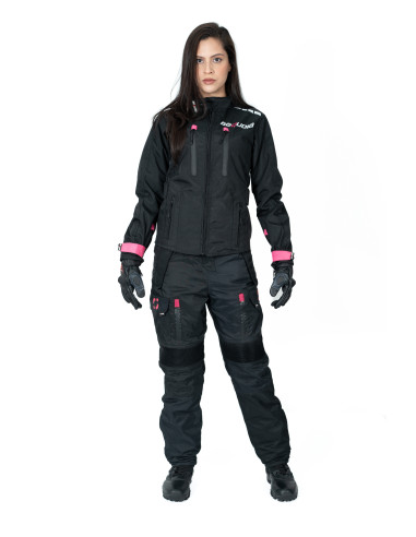 Chaqueta Black Pro Dama - Chaqueta de Protección de Moto para Damas...