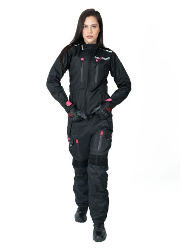 Chaqueta Black Pro Dama - Chaqueta de Protección de Moto para Damas...