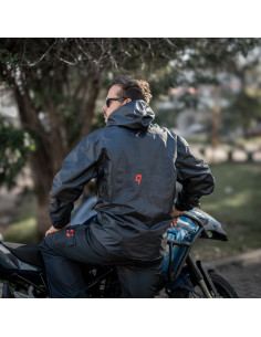 Chaqueta Reflectiva de Moto tipo Cortaviento con Protecciones Motoc... 2