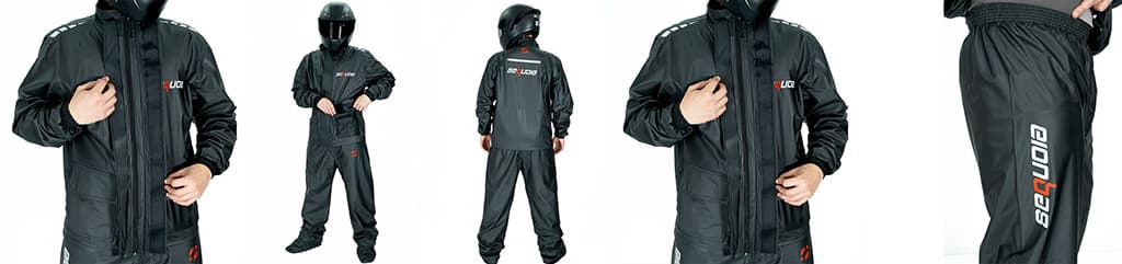 Operarias trabajando en máquinas de coser - producción de impermeables Sequoia Speed