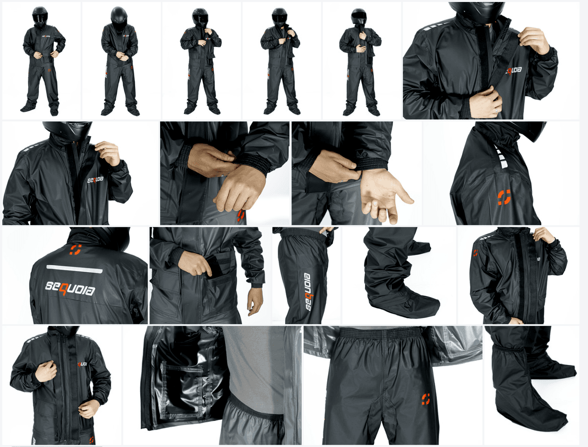 Detalle de producto impermeable Sequoia Speed - vista posterior