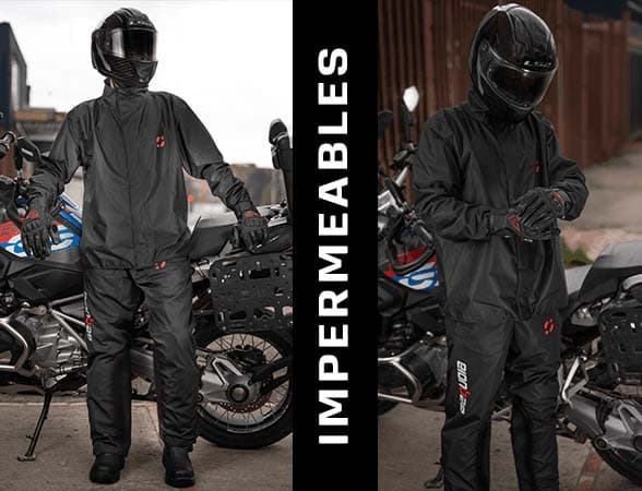 Impermeable para moto Sequoia Speed - detalle de cierre y ajustes