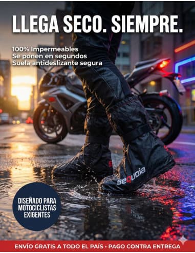 Zapatones Impermeables - Impermeable para moto Sequoia Speed