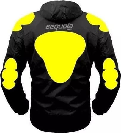 Chaqueta Reflectiva de Moto tipo Cortaviento con Protecciones Motociclista para Damas y Caballeros