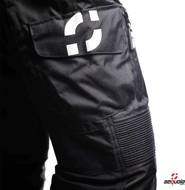 Pantalón GAS BLACK - Impermeable, Protecciones Certificadas Removibles, Material Antifricción tallas disponibles - Bogota ...