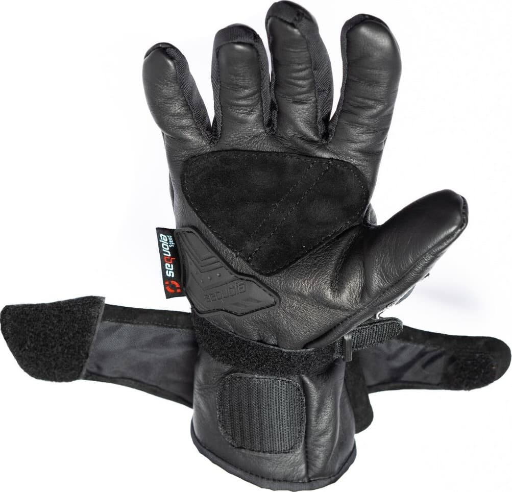 Guantes Caña Larga de Cuero Predator para Moto de Protección vista posterior - Proteccion para motociclista