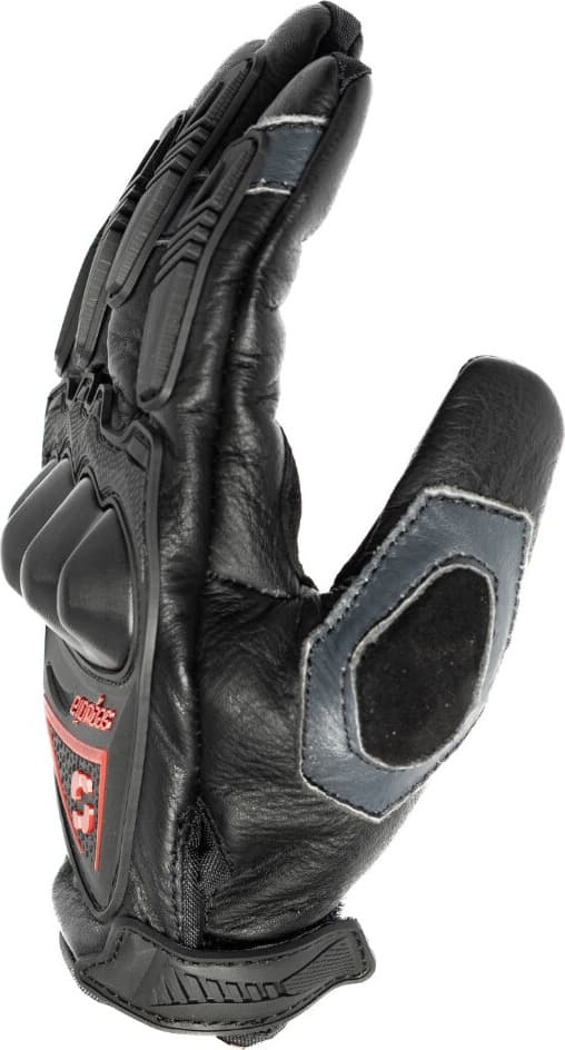 Guantes Caña corta de Cuero Raptor para Moto de Protección tallas disponibles - Bogota Colombia