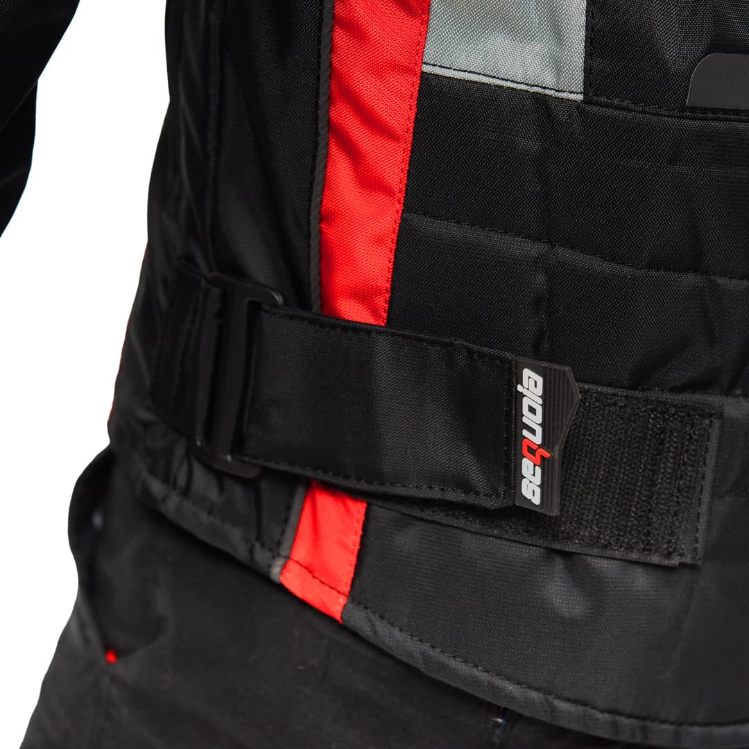 Chaqueta Carrera Red - Antifricción, Protecciones Certificadas e Impermeable tallas disponibles - Bogota Colombia