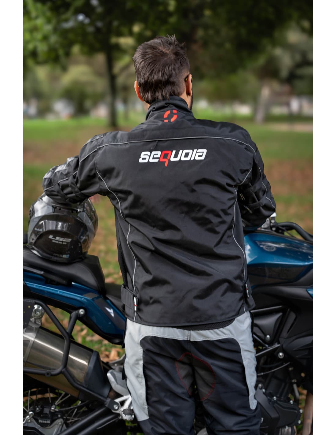 Chaqueta TT - Protecciones Removibles Certificadas 100 Impermeable. impermeable para moto Colombia