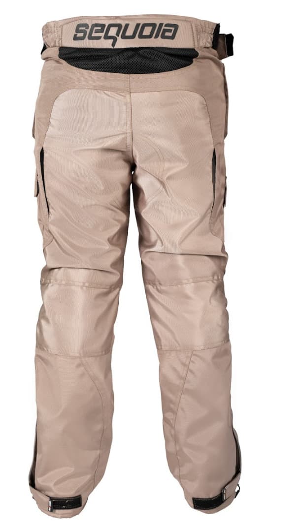 Pantalón  SAHARA - Impermeable, Protecciones Certificadas Removibles, Material Antifricción vista posterior - Proteccion p...