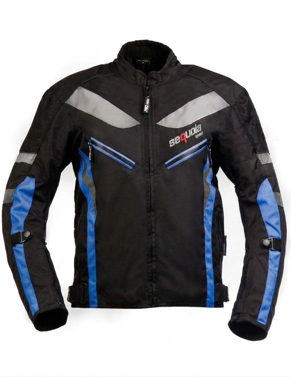 Chaqueta Carrera Blue - Chaqueta de Protección de Moto, Impermeable Sequoia Speed