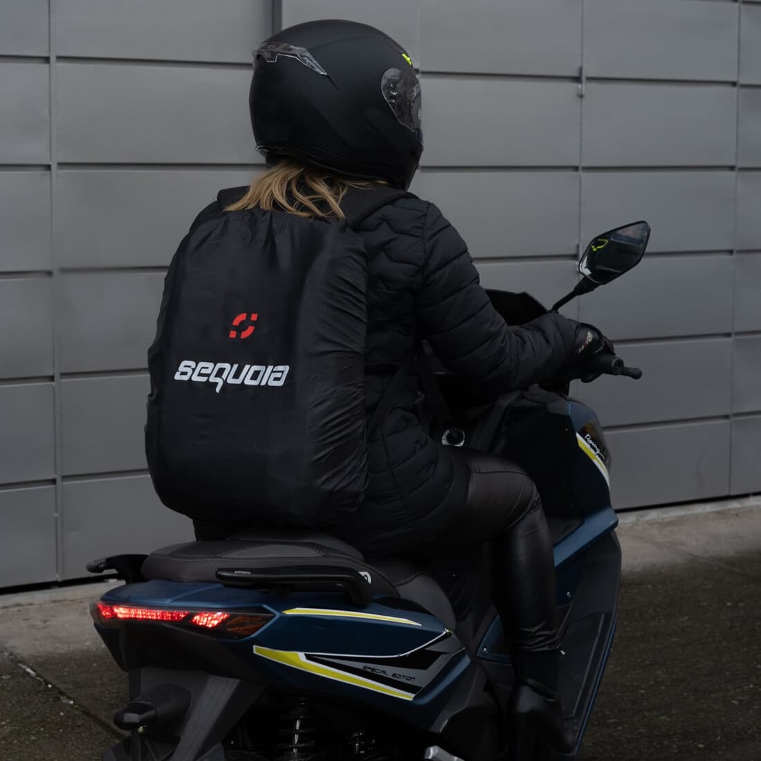 Combo Impermeable Hydra + Zapatones Sequoia Suela dura+ forro morral Moto, Motociclismo