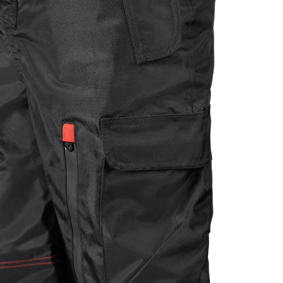 Pantalón BLACK PRO - Pantalón de Protección impermeable para Motorizado con Protecciones Certificadas