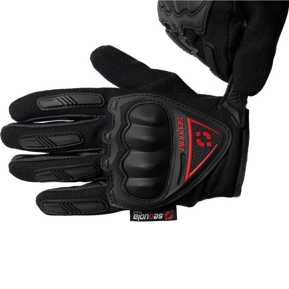 Guantes MX Negros con protección de nudillos