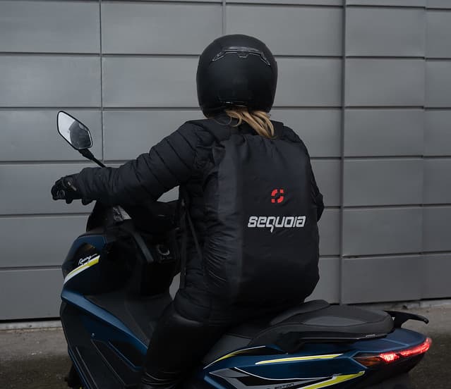 Combo Impermeable + Zapatones Sequoia Suela dura+ forro morral Moto, Motociclismo