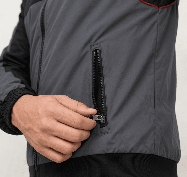 Chaqueta Reflectiva Negra Firefly II con Protecciones Moto Motociclista - Bicicleta - Ciclismo