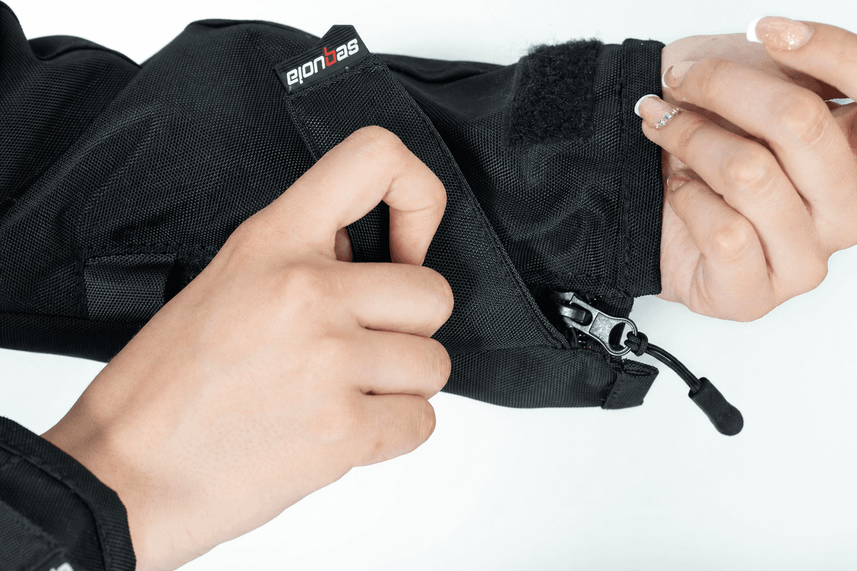 Chaqueta Black Pro Mujer - Chaqueta de Protección de Moto para Mujer Impermeable Sequoia Speed