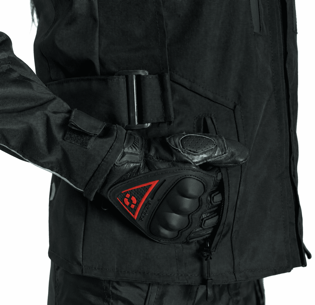 Chaqueta Black Pro Mujer - Chaqueta de Protección de Moto para Mujer Impermeable Sequoia Speed