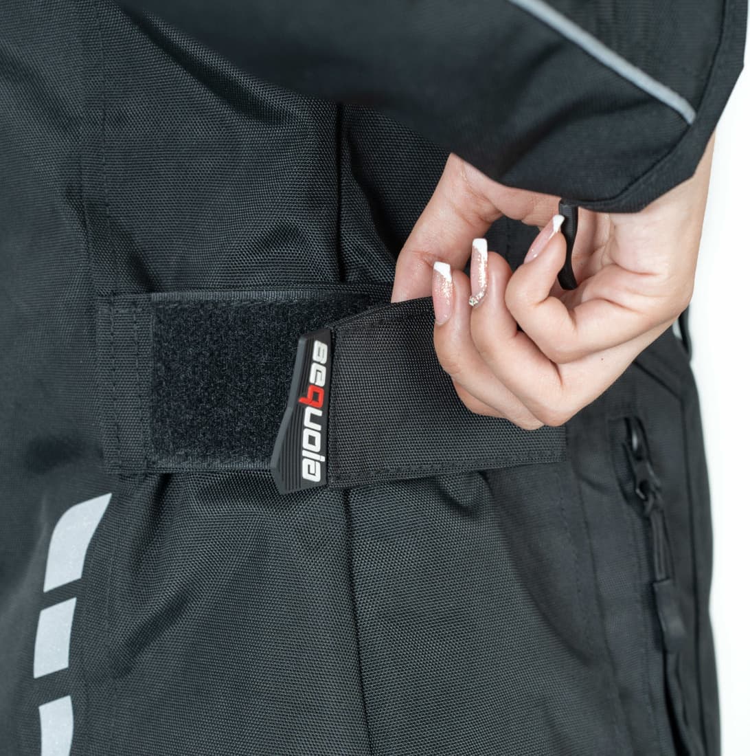 Chaqueta Black Pro Mujer - Chaqueta de Protección de Moto para Mujer Impermeable Sequoia Speed