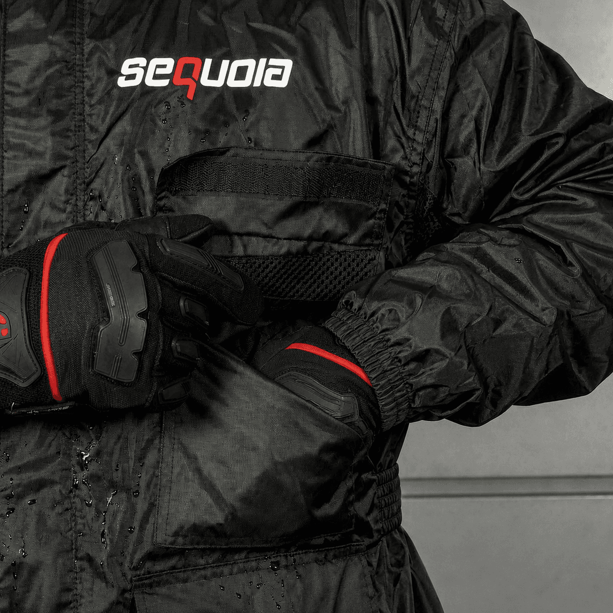 Chaqueta Hydra Negra Impermeable Tipo Touring