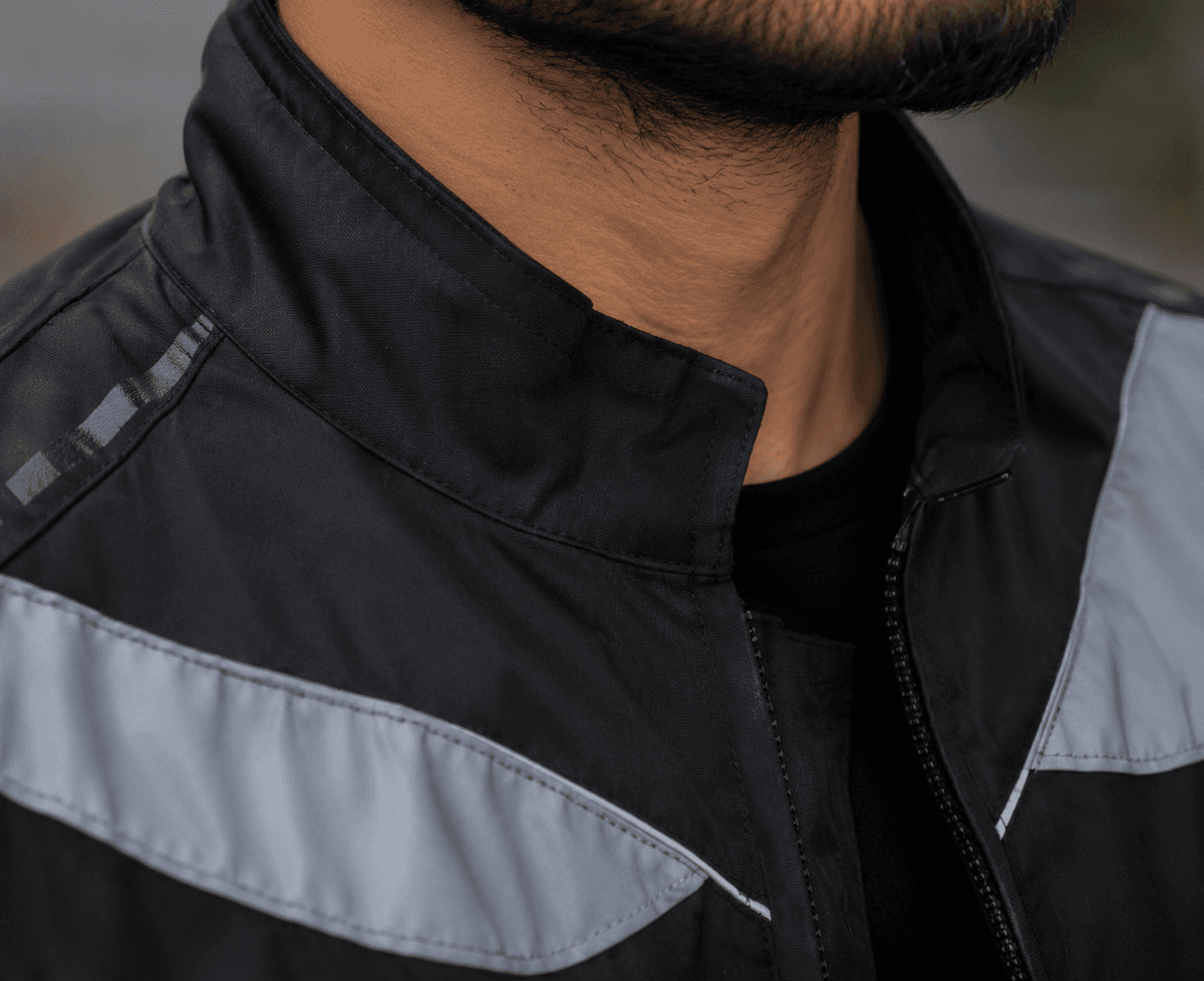 Chaqueta Carrera Gris - de Protección, Protecciones Certificadas e Impermeable
