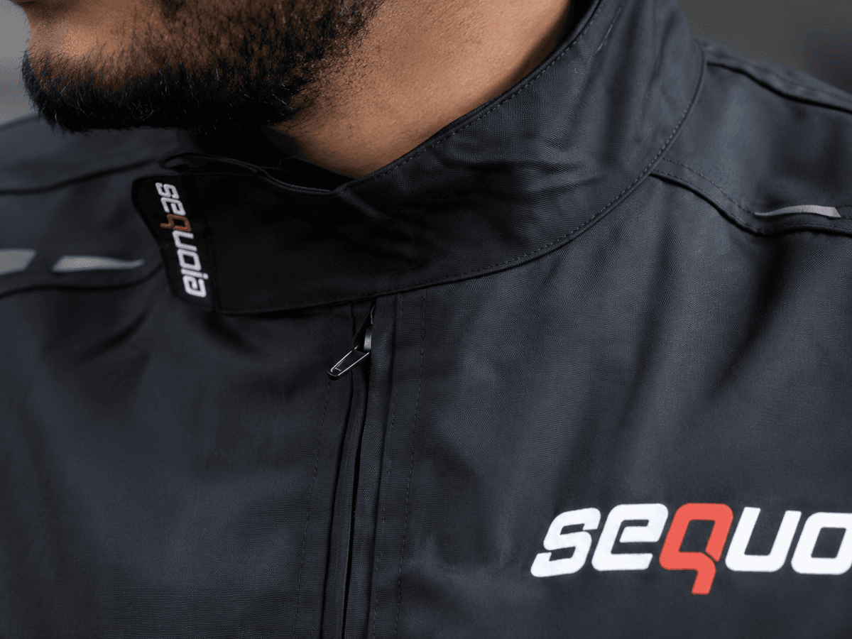 Chaqueta Black Pro - Chaqueta de Protección de Moto, Impermeable Sequoia Speed