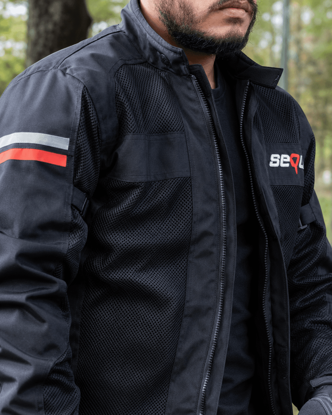 Chaqueta Mesh de Verano de Protección en Malla Transpirable 100% Impermeable