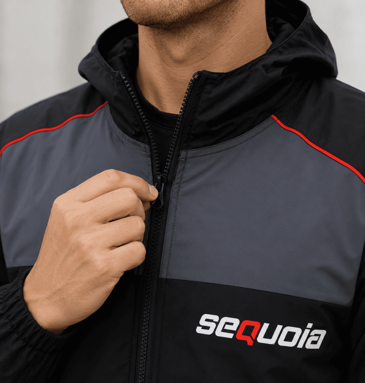 Chaqueta Reflectiva Negra Firefly II con Protecciones Moto Motociclista - Bicicleta - Ciclismo