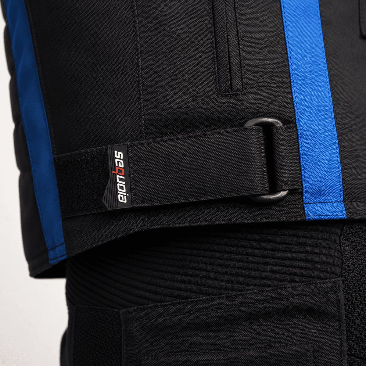 Chaqueta Carrera Blue - Chaqueta de Protección de Moto, Impermeable Sequoia Speed