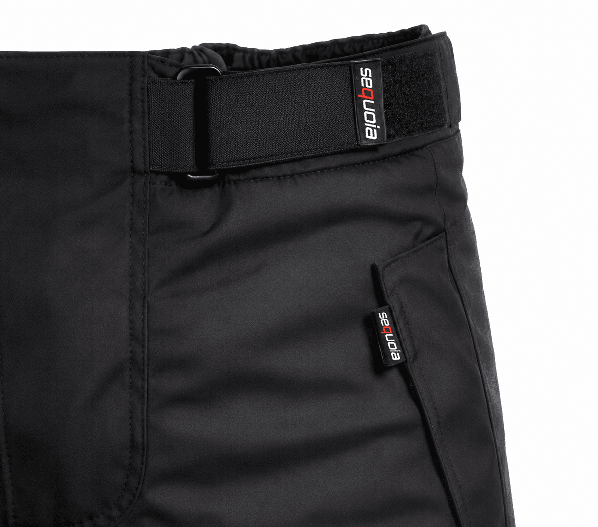 Pantalón GAS BLACK - Impermeable, Protecciones Certificadas Removibles, Material de Protección