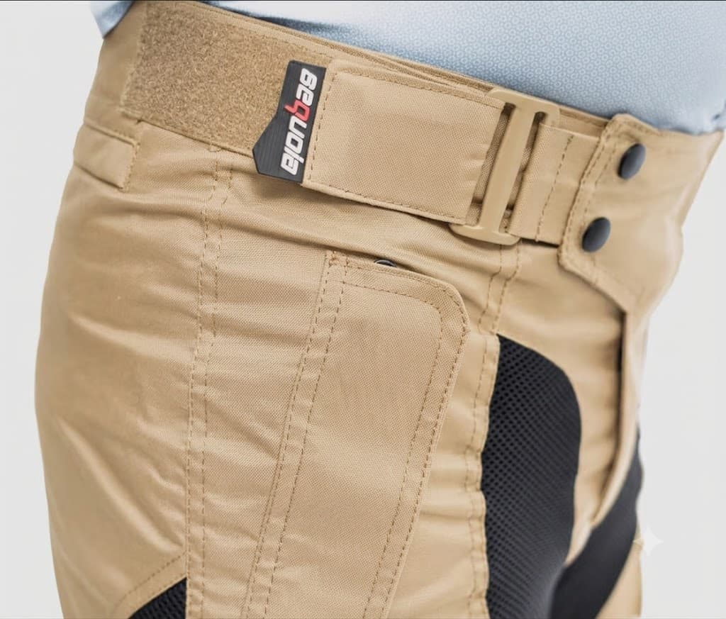 Pantalón MESH  ARENA- Pantalón de Malla Impermeable con Protecciones Removibles especial para Clima cálido