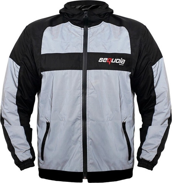 Chaqueta Reflectiva de Moto tipo Cortaviento con Protecciones Motociclista para Damas y Caballeros