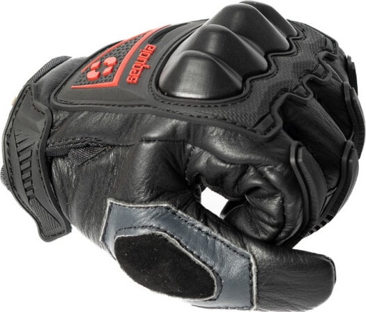 Guantes Caña corta de Cuero Raptor para Moto de Protección