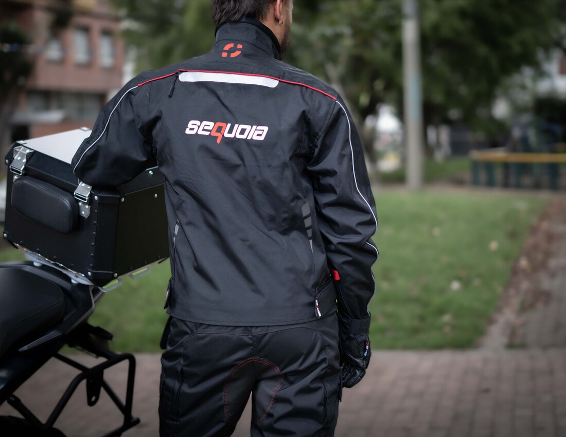 Traje anti fricción Black Pro  de Moto, Impermeable Sequoia Speed