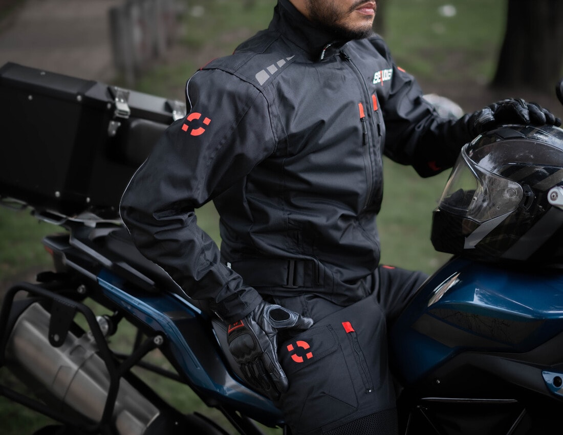 Chaqueta Black Pro - Chaqueta Antifricción de Moto, Impermeable Sequoia Speed