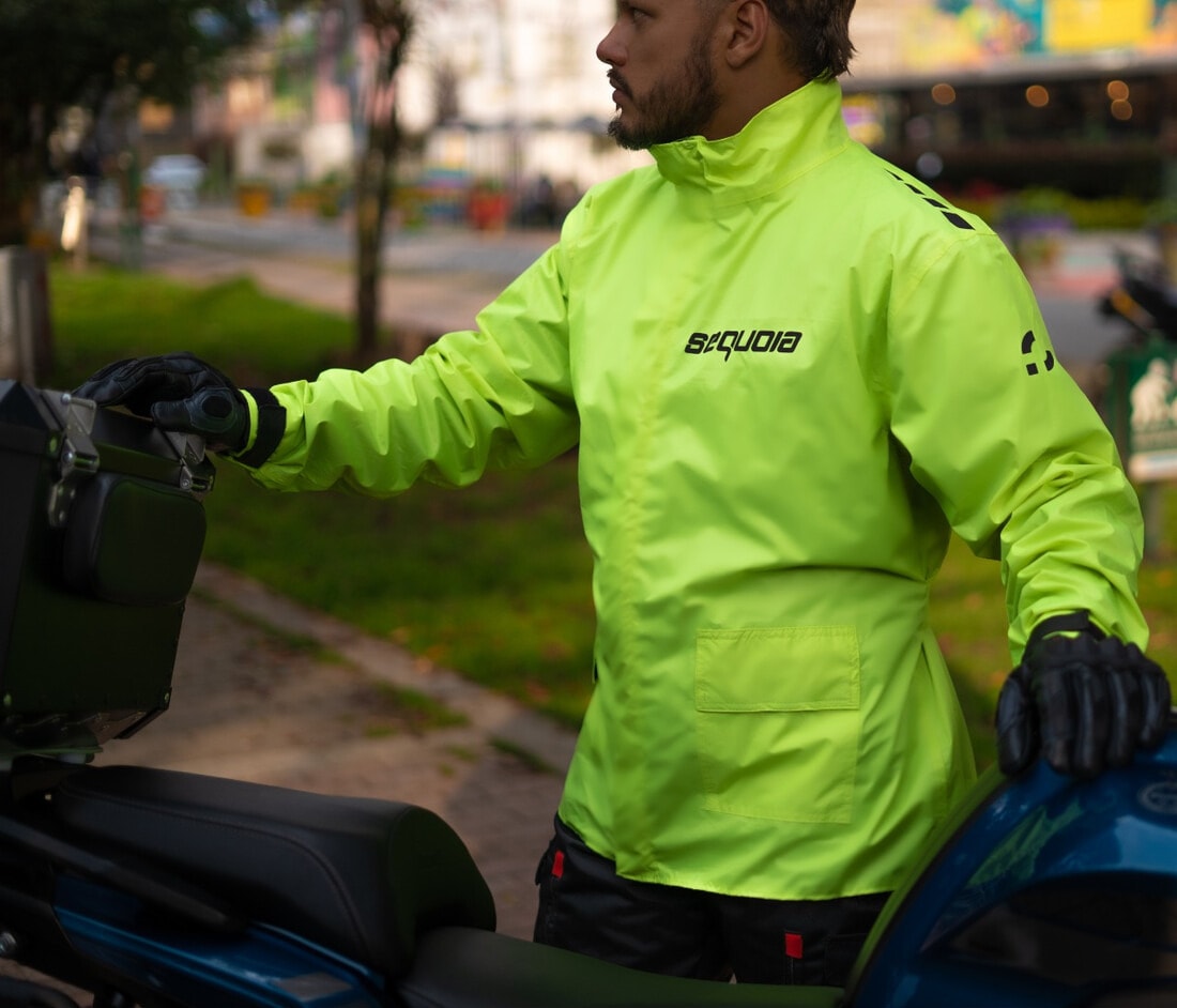 Combo Impermeable Hydra + Zapatones Sequoia Suela dura+ forro morral Moto, Motociclismo