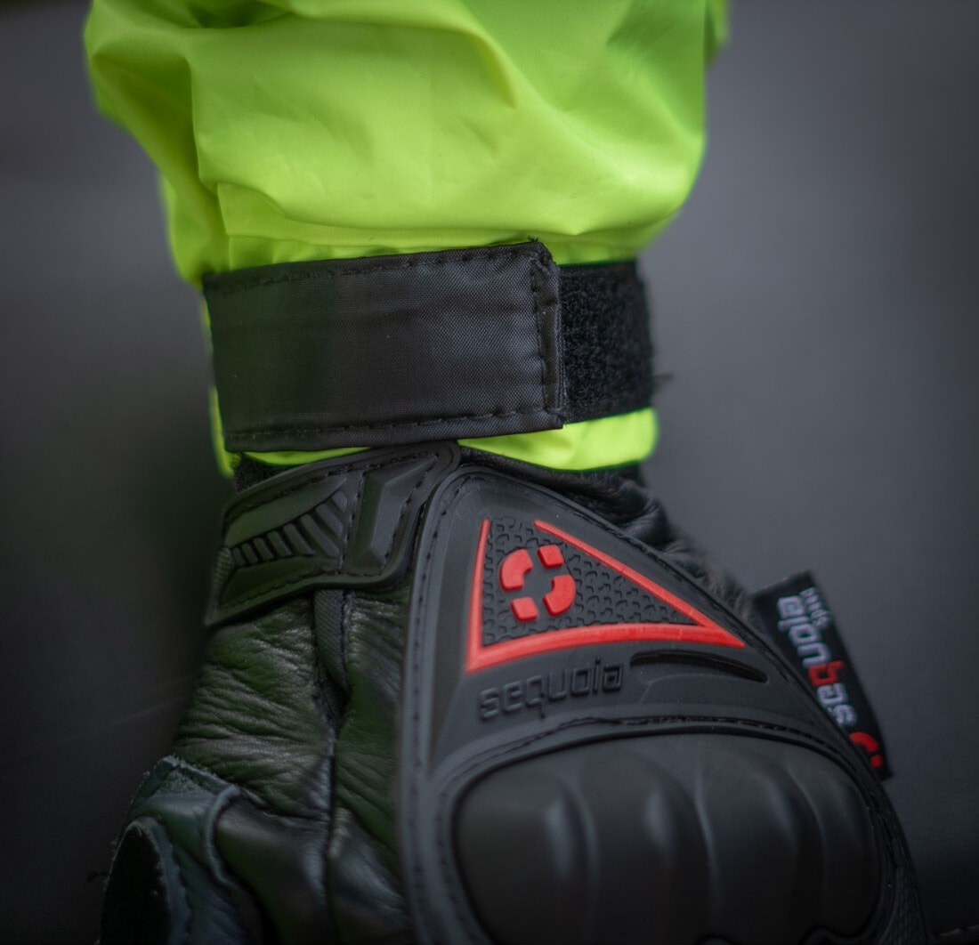 Combo Impermeable Hydra + Zapatones Sequoia Suela dura+ forro morral Moto, Motociclismo