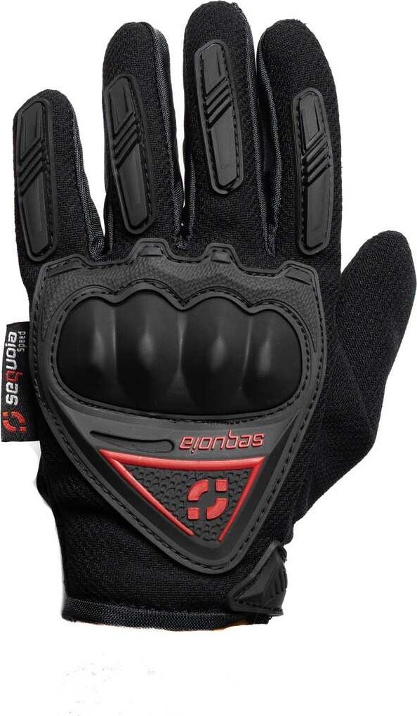 Guantes MX Negros con protección de nudillos