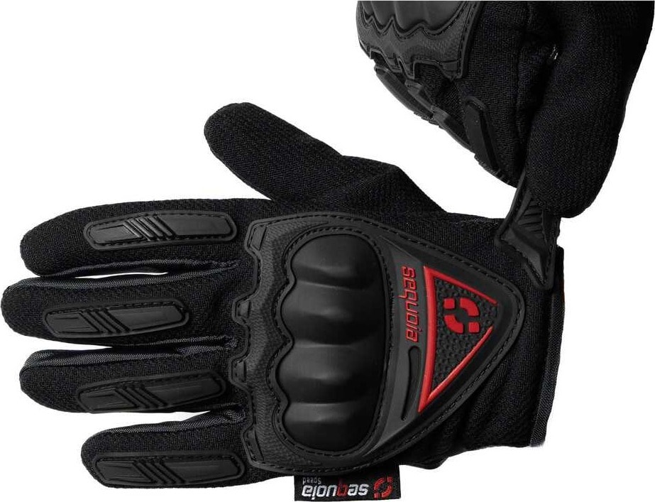 Guantes MX Negros con protección de nudillos