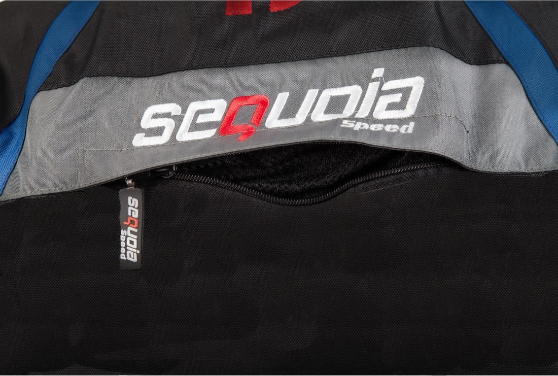 Chaqueta Carrera Blue - Chaqueta Antifricción de Moto, Impermeable Sequoia Speed